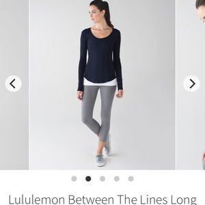 Lululemon Between the lines long sleeve